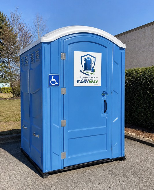 ADA compliant wheelchair accessible porta potty in Birmingham AL